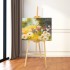 Denzoer Wooden Painting Easel, Art Easel Stand Hold up to 48'', Painting Canvas for Wedding Sign and Poster, Drawing for Adults, Begginners and Students 