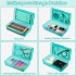 Denzoer Large Capacity Pencil Boxes, School College Office Pen Pouch Pencil Boxes Clear Pencil Box Marker Organizer